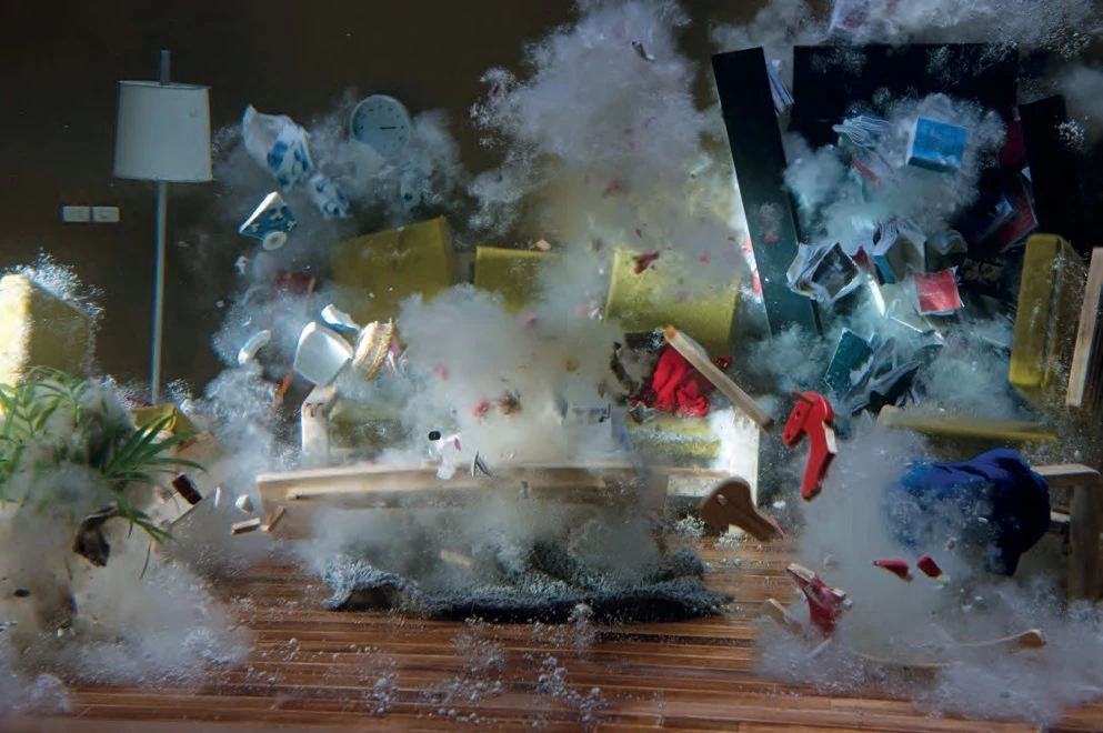 袁廣鳴，《棲居如詩》，2014，錄像裝置，5'00-圖片